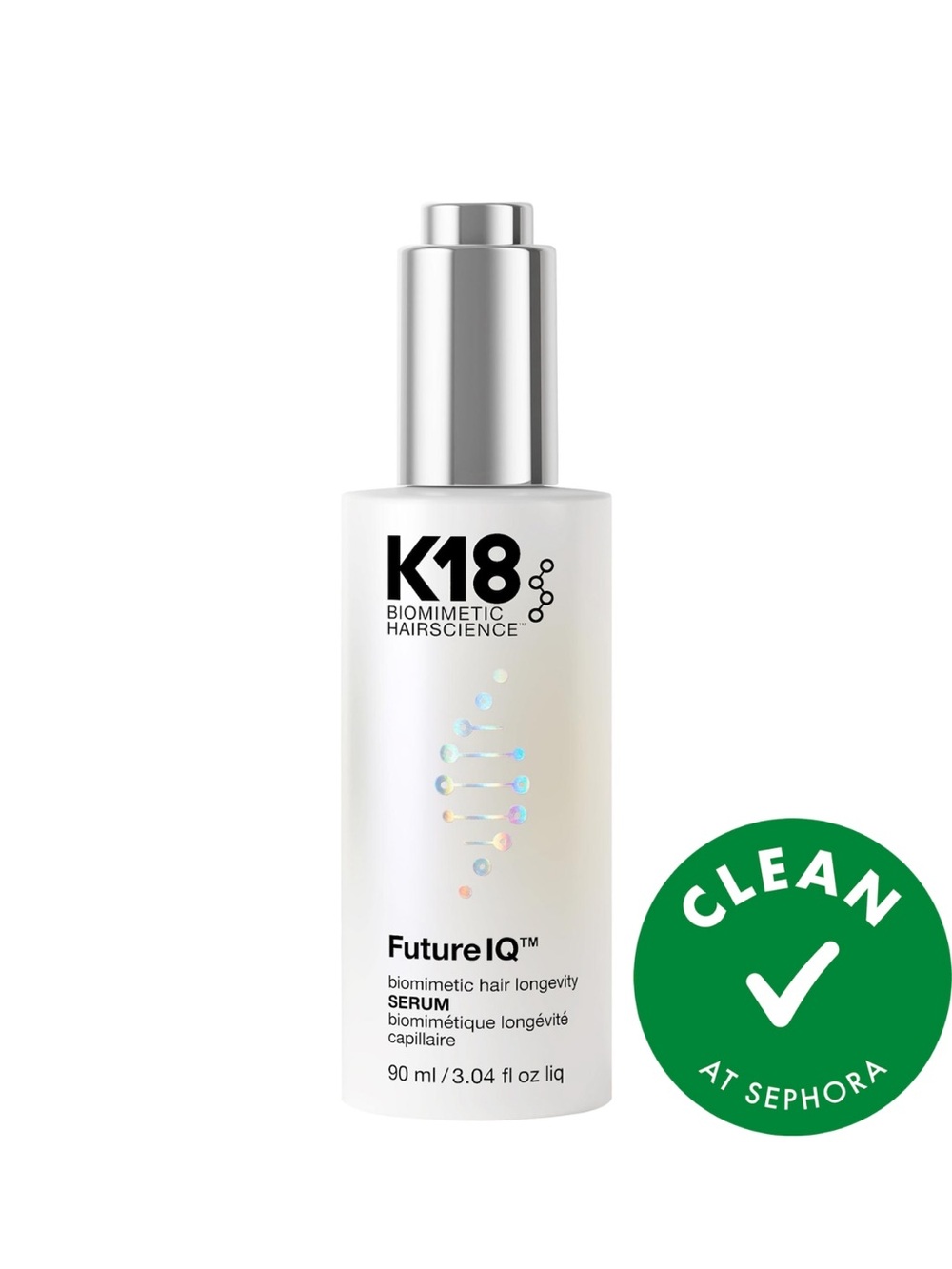 K18 FutureIQ biomimetic hair longevity serum for greying, thinning & scalp 90ml